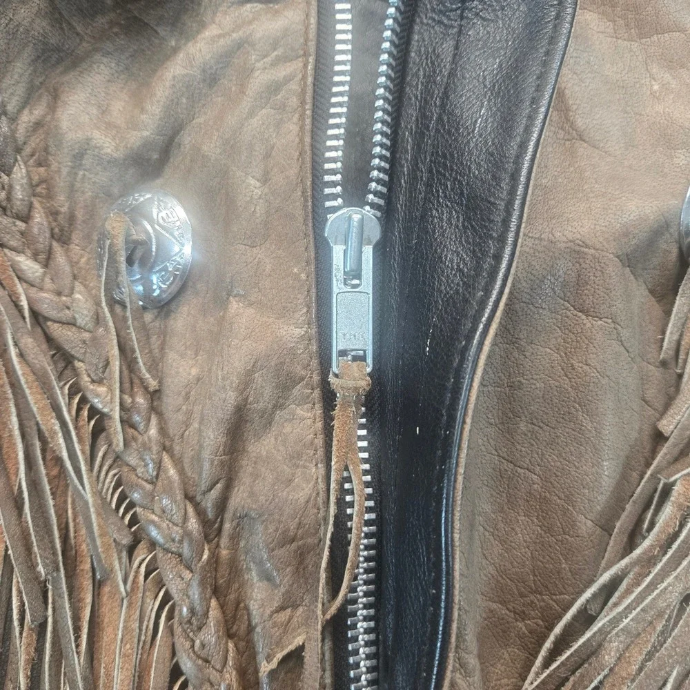 Vintage western leather